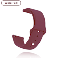 Miniatyrbild 1 av 5: Nya 18 mm 20 mm 22 mm remmar för Garmin Venu 2S Armband Vivoactive 3 4S 4 Forerunner 245 645 Galaxy Watch 4 Classic 42 46 mm WineRed Silicone WineRed Silicone 20mm
