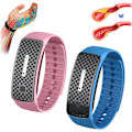 Pikkukuva 2 / 5: Rannekoru, Lympunclog Titanium Rannekoru, Lympunclog Titanium Unclog Rannekoru, JOSFIT Säädettävä Rannekoru Miehille ja Naisille Blue Pink