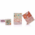 Miniatyrbillede 4 af 5: 12 ruller blomster Washi Masking Tape Sæt, Japansk dekorative blomster Washi Masking Tape til DIY Kunsthåndværk Kunst Scrapbooking Bullet Journal Planner Orange