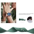 Miniatyrbilde 6 av 7: 18mm 20mm 22mm Nylonreim for Garmin Vivoactive 3 4 4s Band Klok Venu 2 2s SQ Forerunner 645 Armbånd Nylon - Svart Nylon Nylon Black 22MM