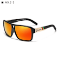 Miniatyrbilde 1 av 7: 2024 Mote KDEAM Merke Design UV400 Sport Polariserte Firkantede Solbriller Unisex Belegg Briller Gafas de sol for Sport C213