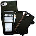 Miniatyrbillede 5 af 5: iPhone 7/8/SE (2020 & 2022) - Wallet Case / Magnetisk Case + To Brun