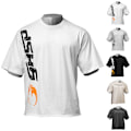 Pikkukuva 3 / 8: GASP miesten T-paita Printti Kesä Rentti Lyhythihainen Tee Gym Sport Fitness Topit Khaki Khaki XL