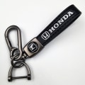 Miniatyrbild 9 av 10: Personlig bilnyckelring i metall med logotyp - Lädernyckelring för män Yamaha Gunmetal Hardware