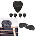 Miniatyrbilde 2 av 5: 10 stk plekter 0,7 mm tykkelse Tilbehør Holdbart for elektrisk gitar bass Ukulele Black