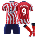 Miniatyrbild 7 av 11: 22-23 Atletico Madrid hemmatröja nr 8 Griezmann tröjset nr 7 Philips med strumpor Correa fotbollströja Size 7 with socks #XXL