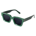 Pikkukuva 5 / 7: 2024 Aurinkolasit Koko Luxe Custom Premium Sävyt Naiset Designer Musta Brändi Aurinkolasit Miehet Neliö Aurinkolasit Miehille C1 Black Frame Full Gray Luxury Fashion Sunglasses