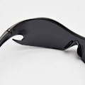 Miniatyrbilde 4 av 7: 2024 Oversized Solbriller for Kvinner - Mote UV400 En-delt Polygon Solbriller for Kvinner Punk Goggle man solbriller C2 picture