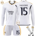 Pikkukuva 1 / 6: 23-24 Real Madrid pitkähihainen jalkapallopaita nro 7 Vinicius 5 Bellingham 10 Modric numero 15 Number 15 XL