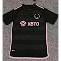 Miniatyrbild 4 av 5: 2023 2024 Inter Miami fotbollströja 23 24 MESSI 10# Rosa Svart tröja uniformer beckham hemmaplan borta barn Kit Herr fotbollströjor borta/fans version away/fans version XL