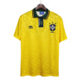 Miniatyrbillede 3 af 5: Brasiliansk Retro Fodboldtrøje 1991/1993 Til Teenagere Fodboldtrøje no name m