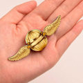 Miniatyrbild 3 av 5: Guld Fidget Spinner Magisk Orb Ångestleksaker Stressreducerare Snurr Fidgets Handlager Tri Spinner Finger Spinners Leksak Fokus Fidgeting Rastlös Nej