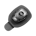 Miniatyrbilde 1 av 6: Passer for Audi bil solbrilleholder, brilleholder i skinn for bilens solskjerm Grey