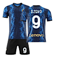 Pikkukuva 6 / 11: 21-22 Inter Milan kotipaita nro 10 Lautaro nro 7 Sanchez nro 9 Dzeko jalkapallokenttäpuku sukilla DN Customized No. 9 M#