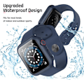 Pikkukuva 2 / 5: Vedenkestävä kotelo Apple Watch 41mm Series 7 - Sininen Blue 41mm
