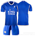 Miniatyrbild 1 av 3: 2023 Leicester City Hemmafotbollströja 16(90-100cm)