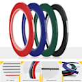 Miniatyrbild 4 av 7: Vittavletape, konsttejp, diagramtejp, rutnätmarkering, självhäftande whiteboard-rutnät tejp för kontorsrutnätmarkering (4-pack)