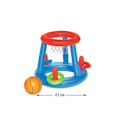 Miniatyrbillede 2 af 4: Vandspil Legetøj Basketball Kurv Pool Float Oppustelig Leg