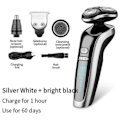 Miniatyrbillede 5 af 5: Elektrisk shaver til mænd, skægtrimmer, barbermaskine, bærbar barbering