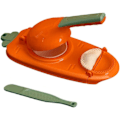 Miniatyrbillede 1 af 5: To-i-en Dumpling Maskine, Køkken Dumpling Fremstillingsværktøj, Dej Maskine