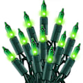 Miniatyrbillede 1 af 5: Julemini-lysstreng, 50 LED-lysstreng med UL-certificering Green