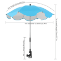 Miniatyrbilde 2 av 5: Universell stolparasoll med justerbart klips, opptil 50+ Clip On Parasol AuBY Green