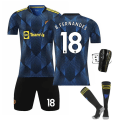 Miniatyrbilde 4 av 11: 21-22 Second Away Royal Blå Fotballdrakt Barn Voksen Dress Primær og Sekundær Skoleelever Treningsdrakt Nr. 7 Stjerne Size 10 with socks 28#
