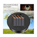 Miniatyrbillede 3 af 5: 8 stk. Solcellelampe Reservedele Top Solcellelampe Dele Led Solpanel Lanterne Dæklys Til Udendørs Brug