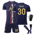 Miniatyrbillede 2 af 11: 23 Paris træningstrøje i guld nr. 30 Messi nr. 7 Mbappe nr. 10 Neymar fodbolduniform Special Edition No. 10 S