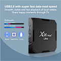 Miniatyrbild 2 av 7: 4GB 64GB X96 Max Plus Ultra TV Box Android 11 Amlogic S905X4 2.4G/5GHz Dual WiFi BT4.0 USB3.0 Stöd AV1 H.265 8K 24fps 4K 60fps HDR Set Top Box EU EU 4GB 64GB