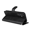 Miniatyrbillede 5 af 9: SKALO Samsung A55 5G PU Læder Wallet Case - Flere Farver Sort(FQ) Black Black