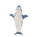 Miniatyrbild 1 av 5: Hajtäcke för Vuxna - Haj Onesie Vuxen Bärbar Täcke - Hajtäcke Ultra Mjukt Mysigt Flanell Hoodie Haj Sovsäck SS pp