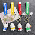 Miniatyrbild 5 av 8: Kawaii Sanrio Nyckelring e Cartoon Pochacco Dockdocka Bilnyckel - i lager Yellow