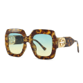 Miniatyrbild 1 av 7: 2024 helt nya Think Frames fyrkantiga solglasögon dam solglasögon oversized lyx solglasögon grossist Metall tillbehör anpassad logotyp c7 sunglassses