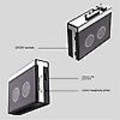 Miniatyrbilde 3 av 5: Bluetooth Kassettspiller Stereo To-kanals Automatisk Vend FM Radio Retro Klassisk