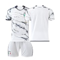 Miniatyrbillede 7 af 11: 23-24 sæson Europacup Italien ude fodbolduniform 6 Verratti 1 Donnarumma 18 Barella trøje No. 1 Away S