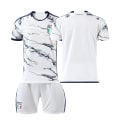 Pikkukuva 7 / 11: 23-24 kauden Euroopan Cup Italian vierasjalkapalloasu 6 Verratti 1 Donnarumma 18 Barella paita No number socks #24