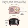 Miniatyrbillede 10 af 10: Mini Radio Bluetooth Højttaler GRØN Green