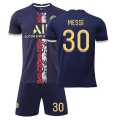 Miniatyrbillede 1 af 11: 23 Paris træningstrøje i guld nr. 30 Messi nr. 7 Mbappe nr. 10 Neymar fodbolduniform Special Edition No. 30 M