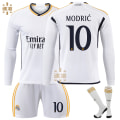 Miniatyrbillede 1 af 6: 23-24 Real Madrid Langærmet Fodboldtrøje Nr. 7 Vinicius 5 Bellingham 10 Modric Nummer 10 Number 10 S