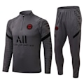 Miniatyrbilde 1 av 7: Paris, Atletico Madrid, Inter Milan, Liverpool, Marseille Brasil Langarmetsskjorte, treningsdrakt for voksne og barn, sett grå grå grey S