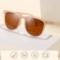 Pikkukuva 6 / 7: 2024 Retro taittuvat aurinkolasit laukulla Muoti Ulkoilu Ajo Kalastus Taitettavat Aurinkolasit Naisille ja Miehille TR90-C2 Fashion Folding Sunglasses