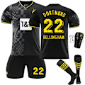 Pikkukuva 1 / 2: 22-23 Dortmundin Musta Vierasjalkapalloasu Nro 22 Bellingham M