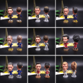 Miniatyrbillede 2 af 5: Fodboldfan Real Madrid Paris Dukke Ornament Model Valentinsdagsgave Lewandowski