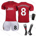 Miniatyrbild 3 av 11: 23-24 Manchester United hemtröja Red Devils fotbollströja set nr 10 Rashford 21 Anthony 25 Sancho 7 Mount No. 21 with socks + protective gear #16