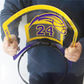 Miniatyrbild 3 av 8: Bärbar Mini Basketbollkorg Leksakssats för inomhusbruk B size