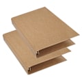 Miniatyrbillede 1 af 5: Pakke med 2 ringbind A5 ringbind genopfyldelig omslag 6 huller ringbind notesbog ringbind kraftpapir med 6 ringe notesblok dagbog