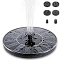 Miniatyrbilde 1 av 5: Fontene - Solcellefontene / Vannfontene Solcelle - 16 cm black