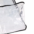 Pikkukuva 3 / 5: Läpinäkyvä matkalaukun suojus, vedenpitävä PVC-matkalaukun suojus, vedenpitävä, pölyä ja naarmuja kestävä suojus pyörillä varustetulle laukulle, 22 tuumaa