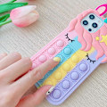 Miniatyrbilde 5 av 5: iPhone Apple Mobiltelefonveske Silikon Unicorn-veske iphone11pro